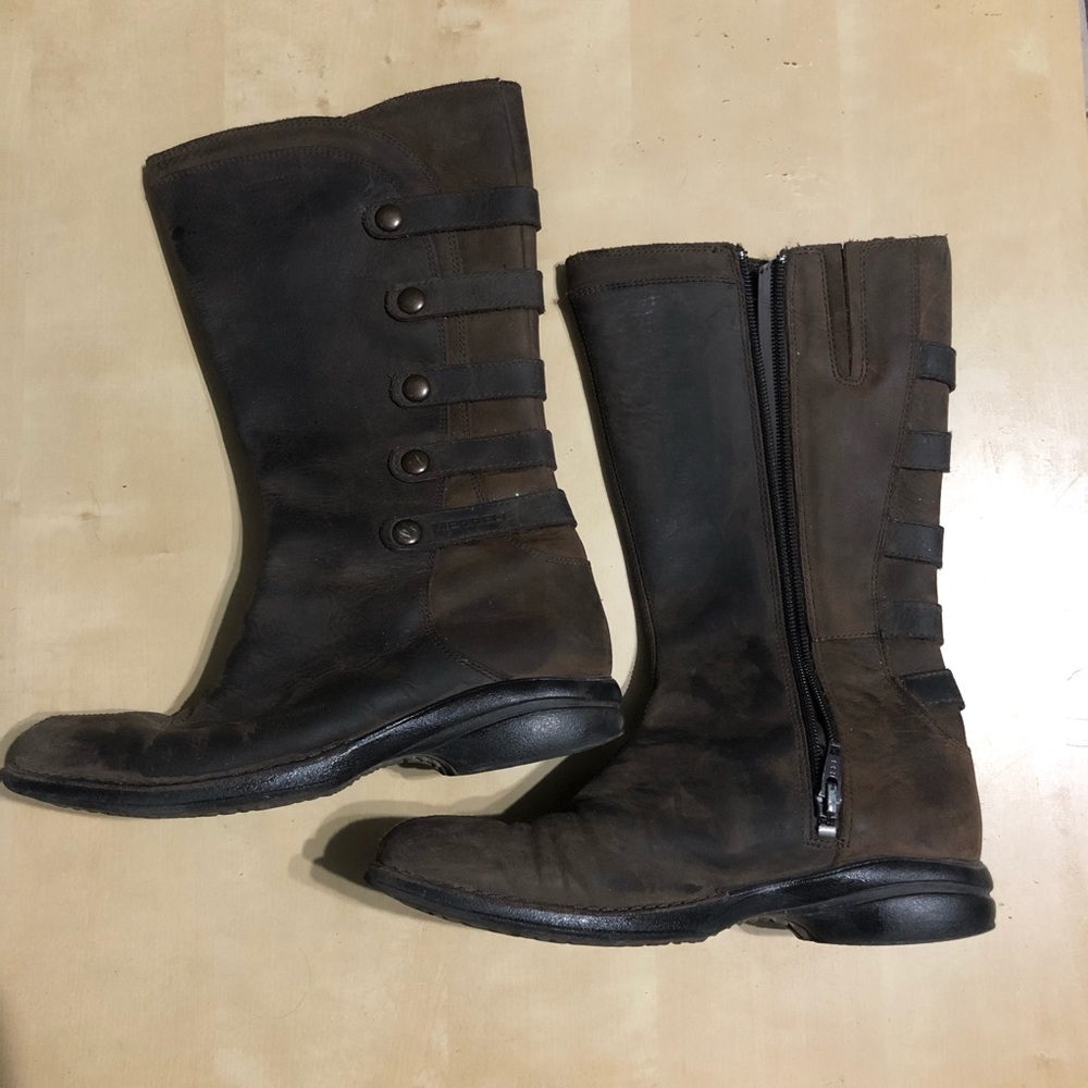 Girl’s Merrell leather cowboy boots size 5.5 US